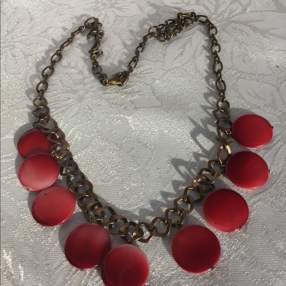 Free with $25+ purchase Brass and Shell Necklace - Picture 3 of 3